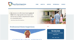 Desktop Screenshot of braunhomeinspections.com
